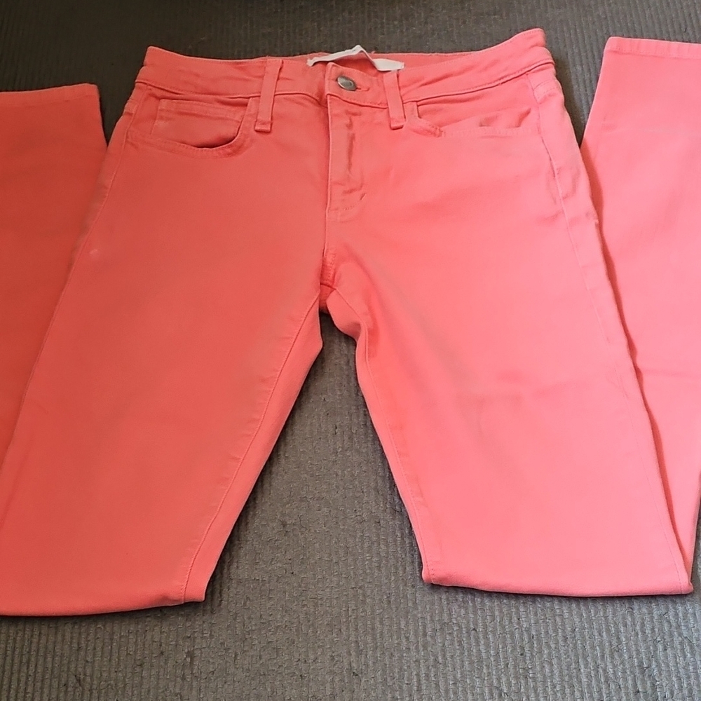 Joe's Jeans Women's Bright Coral Skinny Jeans